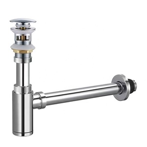 Sifone <span class=keywords><strong>a</strong></span> bottiglia moderno europeo G 1 1/4'' in ottone per <span class=keywords><strong>scarico</strong></span> <span class=keywords><strong>lavabo</strong></span>, tubo di <span class=keywords><strong>scarico</strong></span> <span class=keywords><strong>a</strong></span> parete per <span class=keywords><strong>lavabo</strong></span> <span class=keywords><strong>bagno</strong></span> con sifone <span class=keywords><strong>a</strong></span> bottiglia - Product Image 1