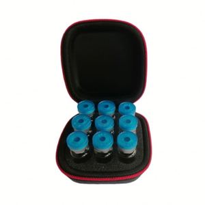 Portable <b>Mini</b> EVA Protective Convenient Storage Case for Insulin 3ml Vials Peptide 2ml/3ml Bottles 9-Slot Travel Case (<b>Black</b>) - Product Image 2