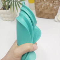 Bol pliable pour animaux de compagnie en silicone écologique de qualité alimentaire, réutilisable, portable, pour chiens et chats, voyages en plein air, logo personnalisé