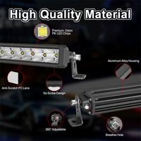 Barre lumineuse LED de conduite à profil bas de 30 pouces, faisceau combiné 150W, rangée simple, pour voiture