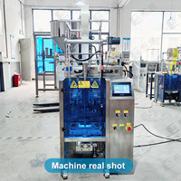Machine d'emballage de boissons liquides en petit sac entièrement automatique Machine d'emballage verticale de sachet de café yaourt lait à joint arrière