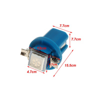 Ampoule LED COB T8.5D T8.3D T5 5050 pour voiture 12V 24V, lumière blanche rouge pour tableau de bord, indicateur de tableau de bord, ampoule intérieure 6000K