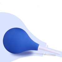 Dispositif d'irrigation anale en silicone médical noir, boule pour lavement, irrigateur vaginal, récipient de nettoyage anal