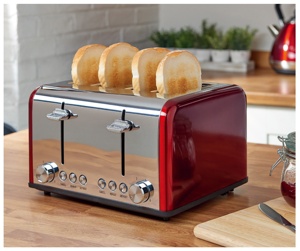 Appareil électroménager <span class=keywords><strong>Grille</strong></span>-<span class=keywords><strong>pain</strong></span> 4 tranches avec fente extra <span class=keywords><strong>large</strong></span> <span class=keywords><strong>Grille</strong></span>-<span class=keywords><strong>pain</strong></span> compact en acier inoxydable <span class=keywords><strong>Grille</strong></span>-<span class=keywords><strong>pain</strong></span> vertical pour petits pains - Product Image 6