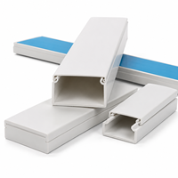 Goulotte de câblage en PVC pour câblage Ethernet LAN et projets de câblage structuré