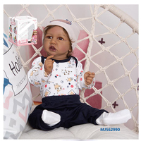 Poupée de bébé en Silicone souple de Simulation de 56 Cm de haute qualité, poupée de renaissance, jouets pour filles, vente en gros