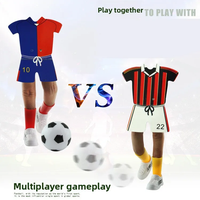 Jeu de football de table interactif en plastique personnalisé pour enfants, kit de 10 mini-ballons pour cadeaux de fête et divertissement familial