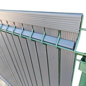 Panneaux de clôture de jardin verticaux 3D anti-UV en PVC à lattes rigides, <span class=keywords><strong>kit</strong></span> occultant, bande de confidentialité pour clôture, pour cadre métallique M55 - Product Image 4