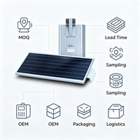 Lampe solaire tout-en-un pour extérieur, étanche, LED, angle de faisceau réglable, commande par application/télécommande pour allée/patio/jardin