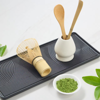 Cuillère-mélangeur à matcha en bambou écologique, faite à la main, design minimaliste, biodégradable, durable, pour cérémonie du thé