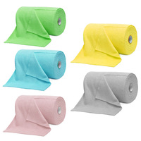 Rouleau de serviette en microfibre détachable de 12x12 pouces 75 /50 /100 Pack serviette de nettoyage en microfibre pour le nettoyage des vitres de cuisine de voiture
