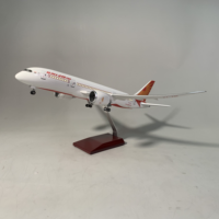Tout nouveau 1/130 taille 43cm Boeing 787-8 Air India échelle modèle d'avion personnalisé échelle personnalisée