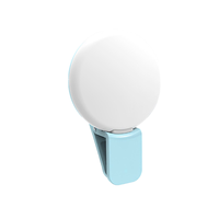 Lampe annulaire LED rechargeable personnalisable avec logo pour selfie, lampe de beauté pour téléphone portable avec flash et découpe flexible pour déclencheur automatique