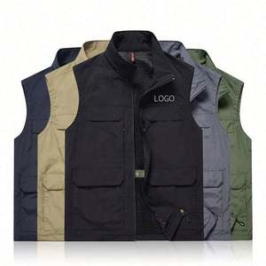 Gilet de pêcheur multi-poches pour la pêche, la randonnée, le journalisme, la photographie, le camping, le safari - Product Image 4