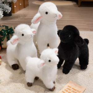 Peluche de Cabrito Blanco y Negro de Simulación, Lindo Peluche de Animal, Regalo para Niños, Personalizado y al por Mayor - Product Image 1