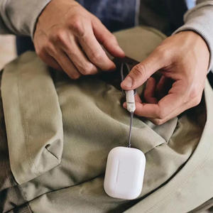 Super Service Airphone Case Lanyards Tpu Buckle Earphones Case Lanyards Headphone Case Lanyards With Silicone Clip - Product Image 1