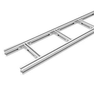 Bandejas de cables de tipo material de alta calidad personalizadas Bandeja de cables de malla de estante de escalera de acero inoxidable