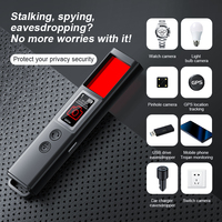 Dernière sortie KC : Appareil de sécurité professionnel X30, détecteur de caméra cachée sans fil portable, anti-espionnage, Wifi, GPS, infrarouge, ABS