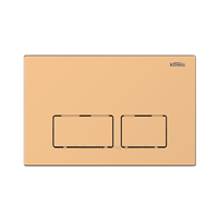 Plaque de chasse d'eau en plastique ABS noir mat à double bouton, compatible avec les réservoirs encastrés