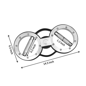 Produit phare : Nouveau design d'entraîneur de force pour poignets et bras en acier au carbone haut de gamme, 8LB/10LB/12LB, pour fitness et salle de sport - Product Image 4