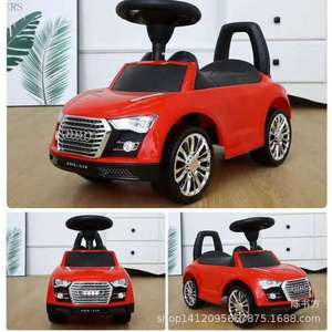 Children's Ride On Car 64x28x38cm Red Plastic With Music Lights For 2-4 Years Old Kids - Product Image 2