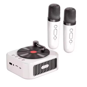 Nouveau Mini haut-parleurs Audio maison Microphone Portable sans fil haut-parleur TF carte Aux Audio câble lecteur CD haut-parleur stéréo extérieur - Product Image 1