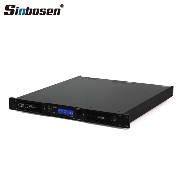 D4-3000 Dsp Digital Amplifier with Dsp 4 Channel 5000 Watts Professional Power Amplifier