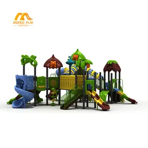 Jogo de playground infantil para parque de diversões ao ar livre com animais de desenho animado de alta qualidade