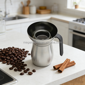 Tetera de Acero Inoxidable con Colador Incorporado, Tetera Tradicional para Preparar Té Masala, Tetera para Té con Leche para el Hogar, la Cocina y Cafeterías - Product Image 2