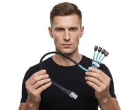Conector Mini SAS 8654 (4I a 7 pines) con 4 puertos SATA