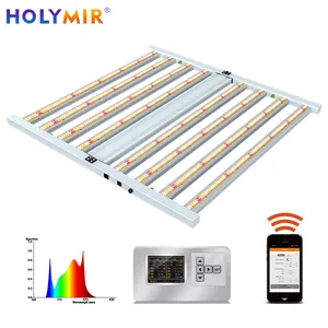 高产量8巴可折叠全光谱6X6Ft可调光生长灯三星二极管720瓦800瓦发光二极管室内植物生长灯