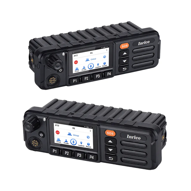 Inrico TM-7PLUS 2GB+16GB Android 11 4G LTE Car Mobile Radio Dual SIM WIFI GPS POC Vehicle Walkie Talkie Long Range Intercom
