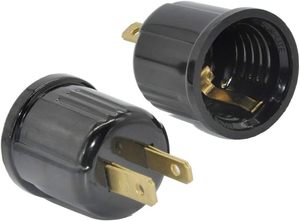 E26/E27 ánh sáng ổ cắm cho chúng tôi cắm Adapter chuyển đổi ổ cắm để đèn ổ cắm, 660 Watt, 125 Volt ánh sáng bóng đèn ổ cắm để cắm Adapter - Product Image 4