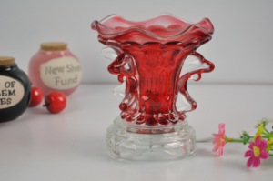 Electric <strong>Wax</strong> <strong>Melt</strong> Warmer Art Glass <strong>Wax</strong> <strong>Burner</strong> <strong>Wax</strong> Cube Melter Fragrance Candle Warmer - Product Image 6