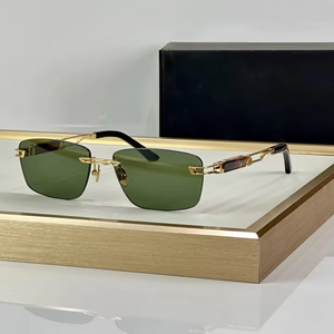 Lunettes de soleil carrées vintage de créateur pour femmes, de haute qualité et tendance, lunettes de soleil rétro de luxe pour hommes, monture en titane UV400, lunettes pour homme - Product Image 6