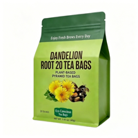 OEM ODM Tisane de racine de pissenlit HACCP ISO22000 20 sachets 40g Sans caféine Infusion chaude ou glacée