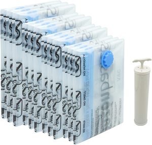 MXW Compressed Space Saver Vacuum Storage Bags Travel Transparent Compression Bag Set Vacuum Storage Bag For Clothes