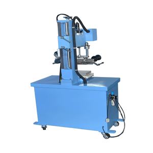 Machine de gaufrage pneumatique semi-automatique H-TC200 220V pour logos en cuir, estampage à chaud pour bouteilles plates, tasses, plastique et bois - Product Image 4