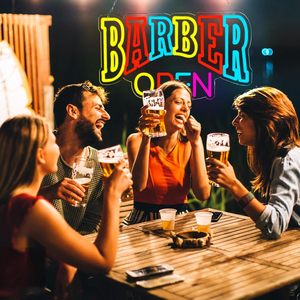 <span class=keywords><strong>Barbero</strong></span> de gran tamaño abierto para negocios. Noen Lights para Bar Hotel Family Bar Man Cave - Product Image 3