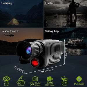 Caméra infrarouge numérique 1080P haute définition pour vision nocturne, idéale pour la chasse et la recherche en extérieur (vente en gros) - Product Image 5