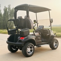 Carrito de Golf Eléctrico de 2 Plazas al por Mayor con Aire Acondicionado y Carrocería Cerrada para Países Fríos