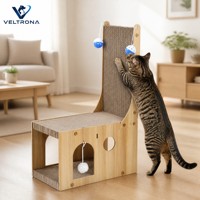 Arbre à chat multi-niveaux avec poteau à gratter et planche pour chats