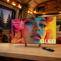 Amaz Grosir Produk Bagus untuk Pabrik OEM TV Pintar 65 Inci 4K UHD - Hitam untuk Penggunaan Hotel/Mobil