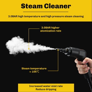 Nettoyeur vapeur portatif multifonctionnel, stérilisation et désinfection à haute température, nettoyeur vapeur pour voiture et maison - Product Image 2