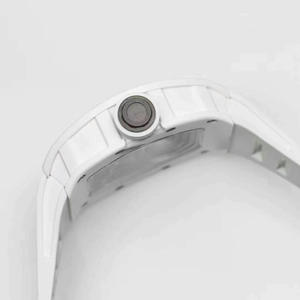 นาฬิกาเซรามิกหรูหรา ระบบอัตโนมัติ พร้อมกลไกตูร์บิญองแบบโปร่งใส หน้าปัดคริสตัลแซฟไฟร์ สายยาง รุ่นลิมิเต็ดอิดิชั่น - Product Image 4