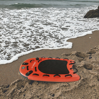 Planche à pagaie gonflable en polyester de 5'8'' avec pompe et kit de réparation pour les lacs et les rivières