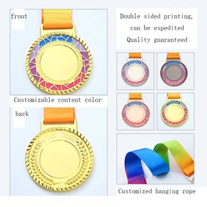 Médaille personnalisée vierge en alliage de zinc pour la course, le cyclisme, le judo – Récompenses sportives pour les jeux, souvenirs et compétitions - Product Image 3
