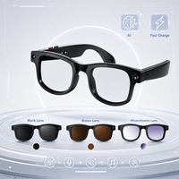 Lunettes Intelligentes IA Légères avec Caméra, Recharge Magnétique 8m, Enregistrement Vidéo Anti-Tremblement, Lunettes Intelligentes avec Assistance IA