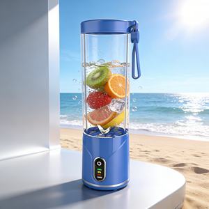 Molino Eléctrico Inalámbrico con Batería USB de 2000 mAh, Recipiente de 550 ml, Libre de BPA, Portátil, para Triturar Hielo, Operación con un Solo Botón, para Exteriores y Automóvil - Product Image 6