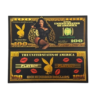 8 Model Uang Kertas Gadis Cantik Amerika Berlapis Emas 24K untuk Hadiah - Product Image 4